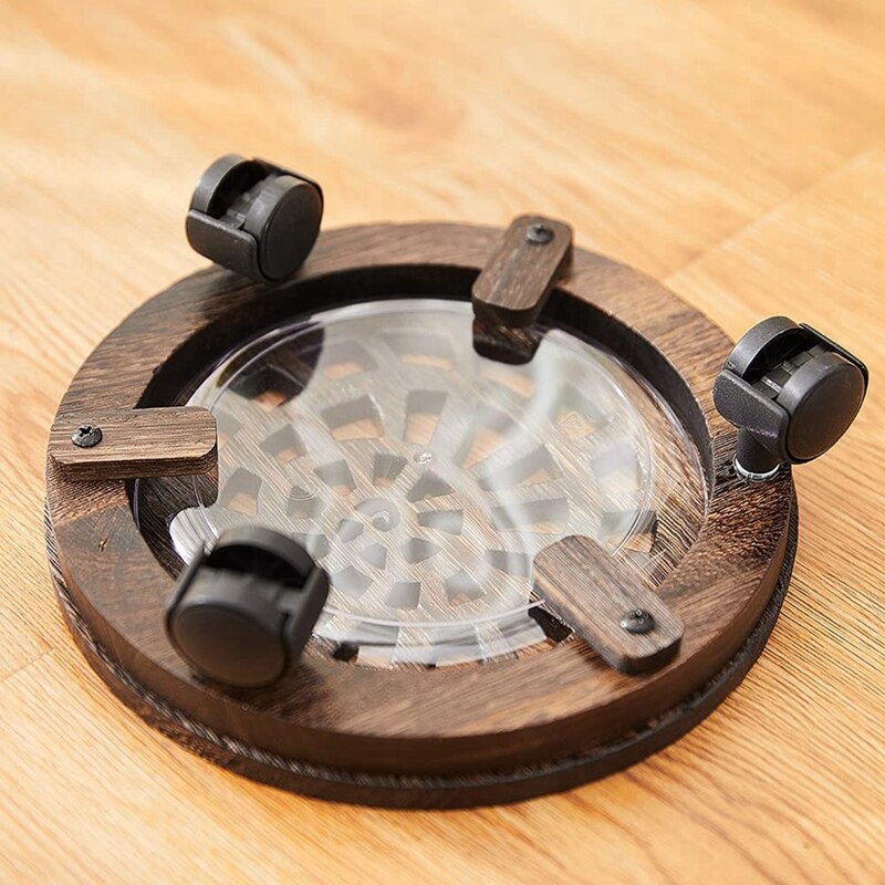 Plant Carts, Heavy-Duty Rolling Movable Flower Pot Holders with Swivel Castors, Round Plant Holders with Wheels