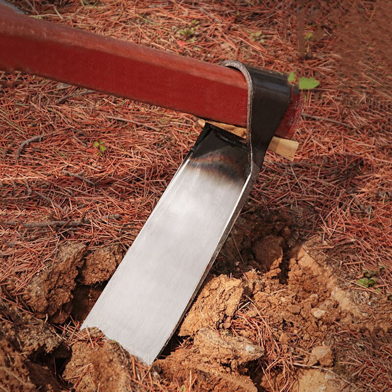 Household Farm Hoe Head Digging Old-fashioned Forging Rail Steel Durable Weeding Land Reclamation And Earth Excavation Tools