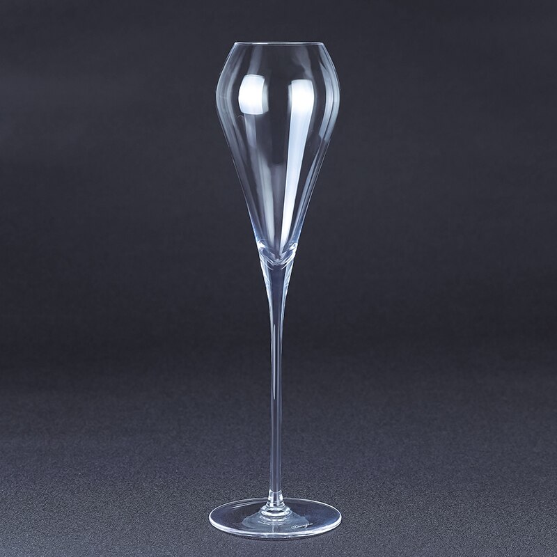 HALAWAKA Loodvrij Kristal Concave Bodem Rode Wijnglazen Goblet (2 stuks - Zwarte Strik Kristal Wijnglas Champagne Glazen Bordeaux Cocktail Glas Cup