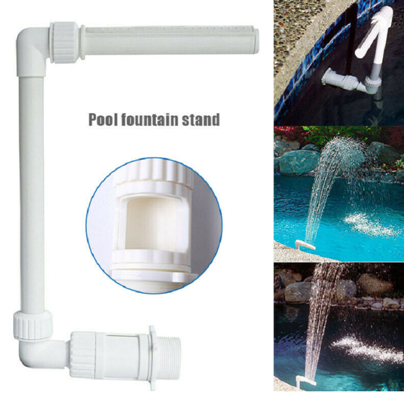 Zwembad Fontein Zwembad Waterval Fontein Zwembad Accessoires Koeler Decoratief Water Plezier Voor In De Grond Zwembad Fontein Vogelbad