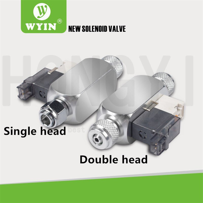WYIN 1 stück Aquarium neue magnetventil CO2 magnetische ventil elektromagnetische 110 v 220 v einzigen kopf doppel kopf 6 farben