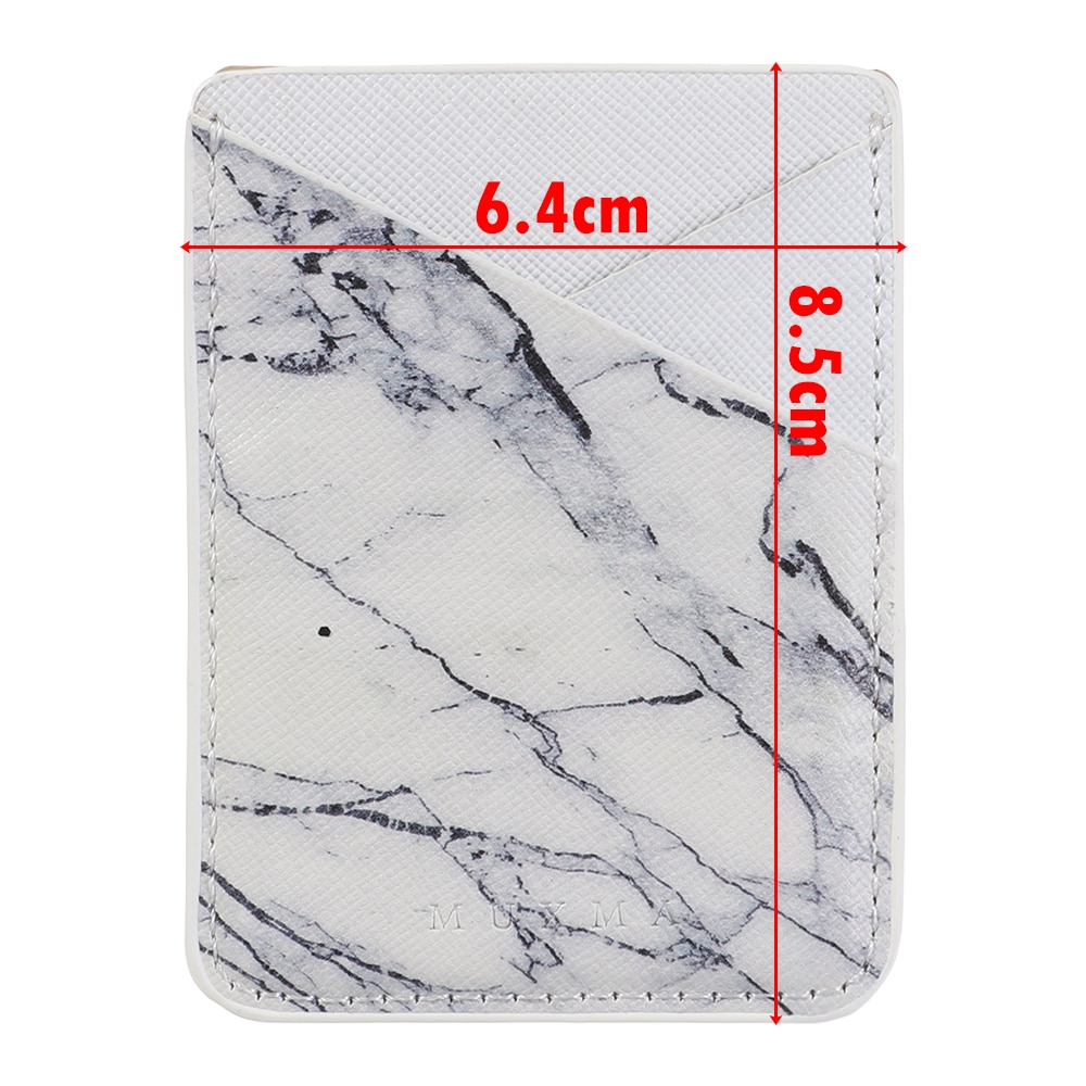Pouch Cell Phone Storage Wallet Card Holder Universal Credit Card Adhesive Stick-on Back Pocket Sticker PU Leather