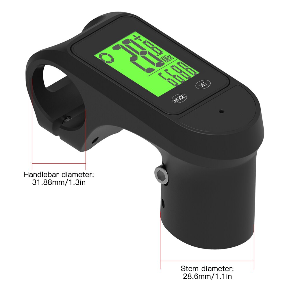 Wireless Bicycle Computer Waterproof Mountain Bike LCD Backlight Display Bike Computer Speedometer Odometer for Mountain Bike