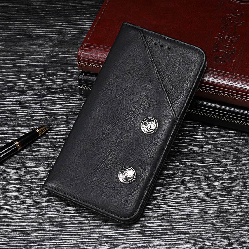 For Xiaomi Redmi 4X 4A 4pro high leather flip magnetic buckle with card slot phone holster protective cover phone case: Xiaomi Redmi 4X / Black