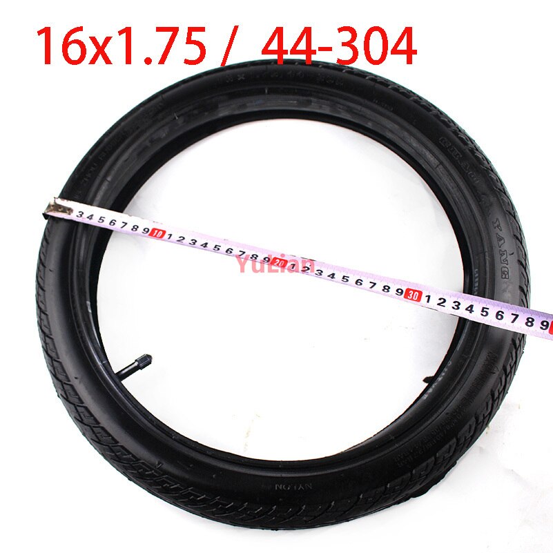 16X1.75 Fiets Banden Explosieveilige Rubber Banden Grootte 16X1.75 44-304 fiets Binnenste En Buitenste Band