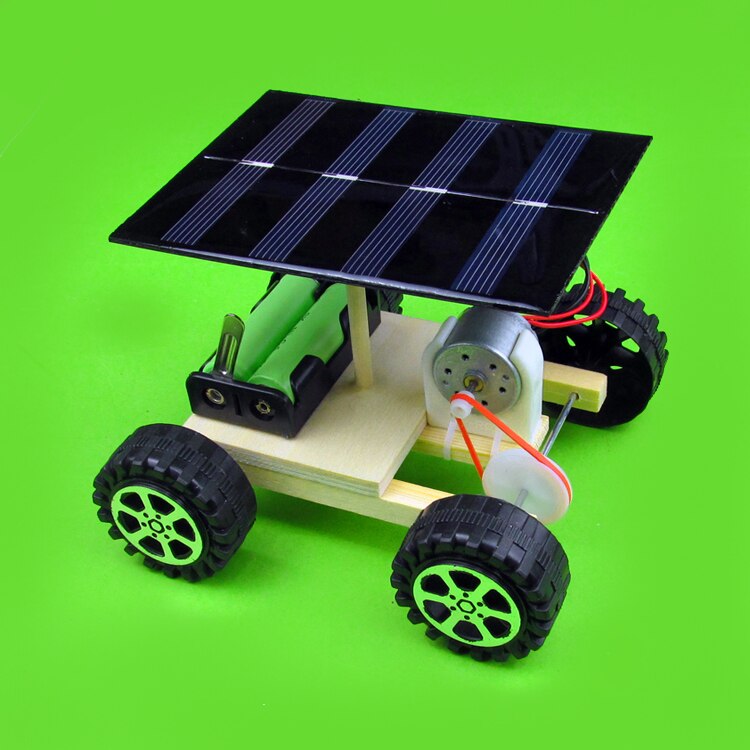 DIY handleiding montage materialen Solar power drive voertuig technologie om wetenschappelijke uitvinding van natuurkunde experiment