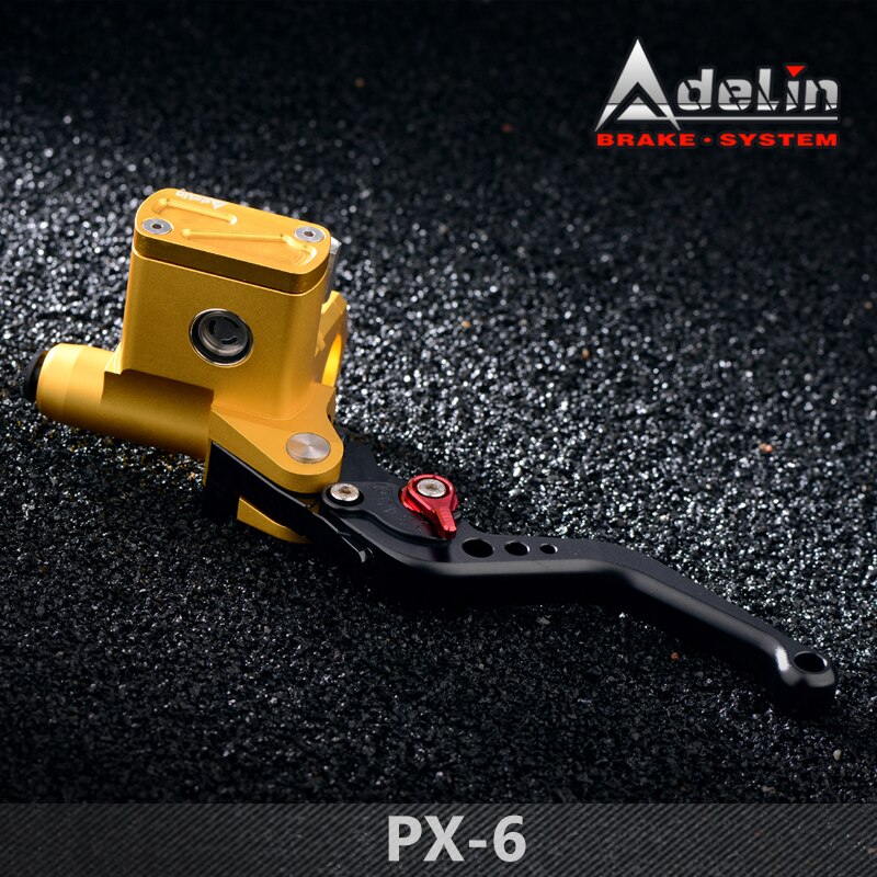 CNC Maniglia a leva della frizione Idraulica 12.7 millimetri Pistone Adelin PX6 Pompa Freno Cilindro maestro per il motociclo