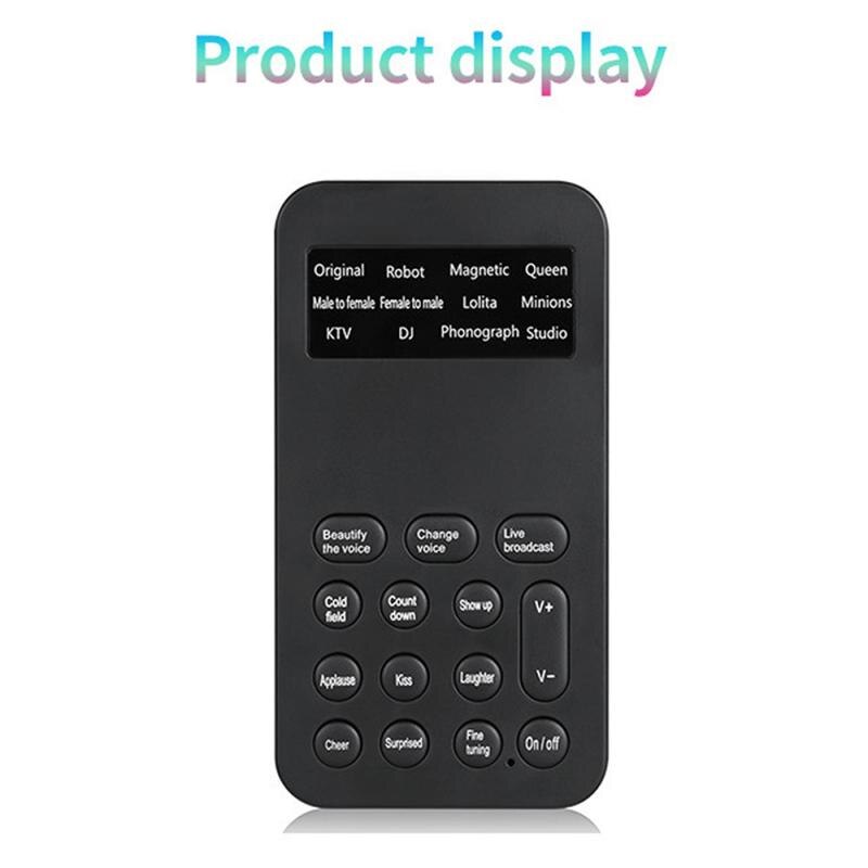 Changeur De Voix Portable - 8 Effets Sonores | Compatible PS4, PS5, PC, Phone