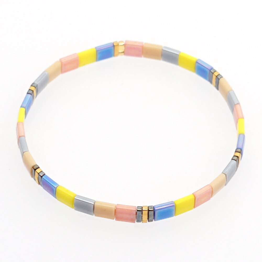Go2Boho Vrienden Armband Miyuki Tila Armbanden Voor Vrouwen Sieraden Herfst En Winter Pulseras Mujer Sieraden: TL-B190084B