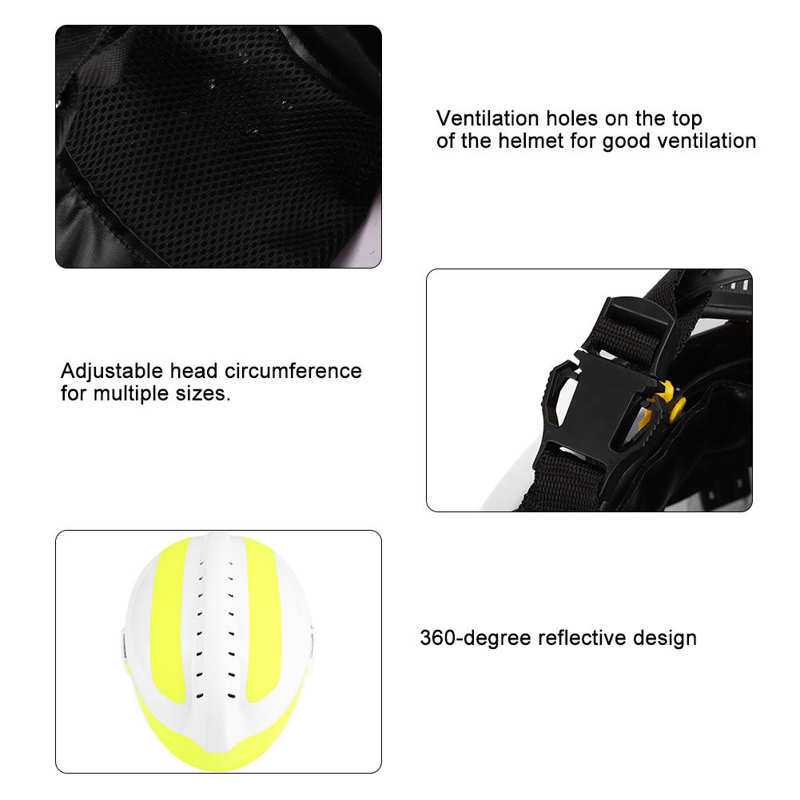 Safety Helmet Fire Fighter Safety Helmets Construction Hard Hat Anti-Impact Protective Workplace Emergency Rescue Hard Hat