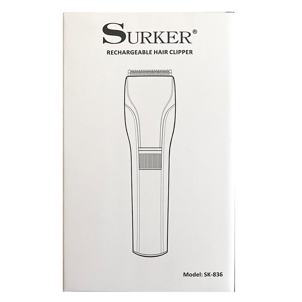 surker hair trimmer SK-836 USB rechargeable hair clipper haircut machine adjustable 1-20mm