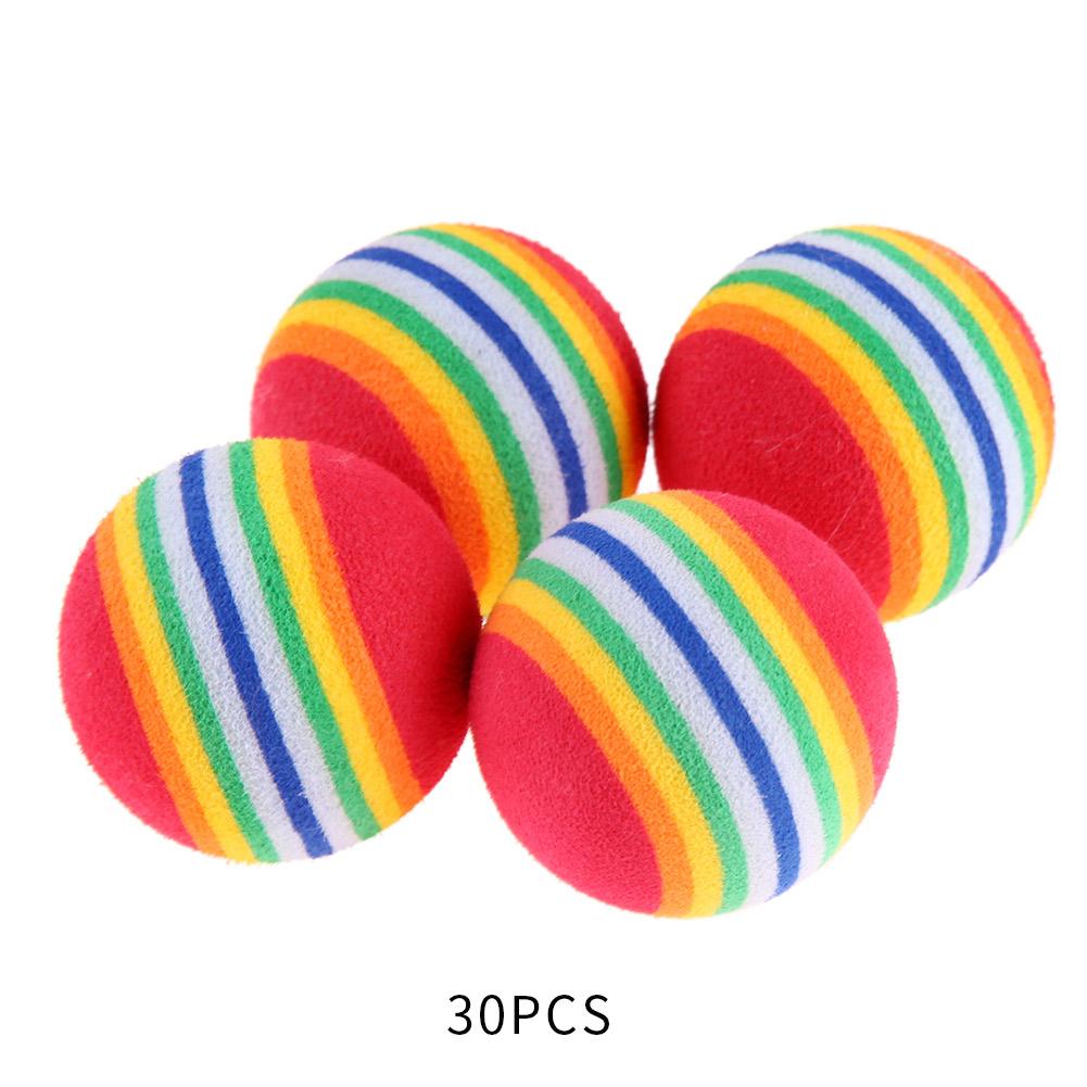 30 Uds. De pelota de Golf suave EVA Rainbow Strip, almacenamiento razonable y práctico acceso, herramienta de ayuda para entrenamiento Interior Exterior