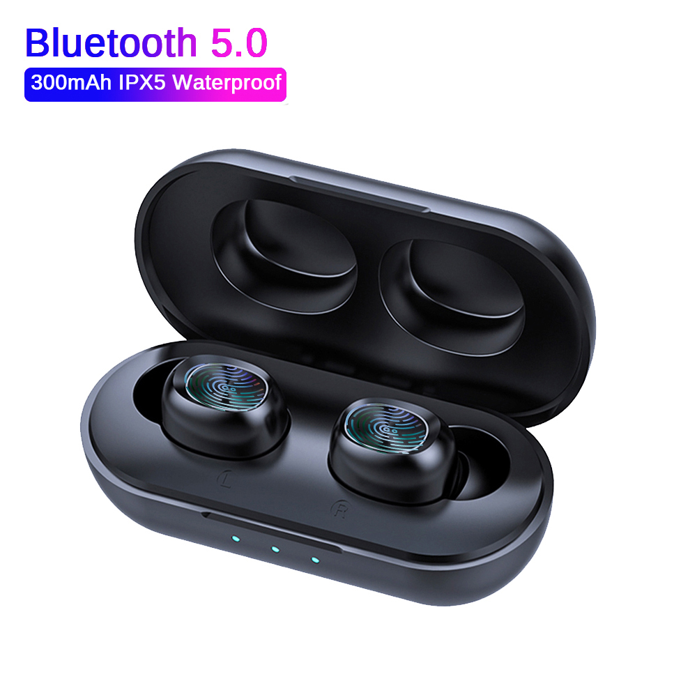 B5 Draadloze Bluetooth Oortelefoon 5.0 Touch Control Tws Bluetooth Oordopjes Waterdichte 9D Stereo Muziek Headset 300 Mah Power Bank: B05