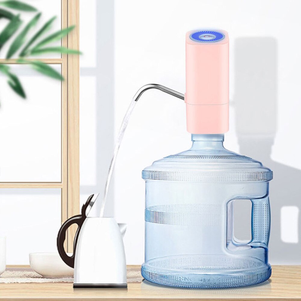 Intelligent genopladelig vandpumpe drikkefontæne vanddispenser husstand automatisk drikkespand dispenser pumpe