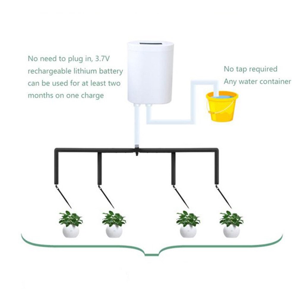 Smart Plant Watering Pumps, Automatic Water Controllers, Regular Irrigation Sprinklers And Drippers, Garden Drip Irrigation: white1