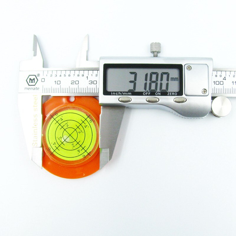 QASE 50*9mm Graduated Universal Bubble Level Crane Spirit Level Measurement Tools with Mounting Holes 3 Colors Available 1Pcs