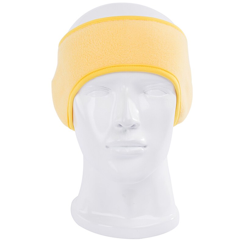 Ohrenklappen-haarreif für draußen, warme plüsch-ohrenschützer-mütze für den winter, fitness-yoga-mütze für damen, thermo-haaraccessoires für den winter: Gelb