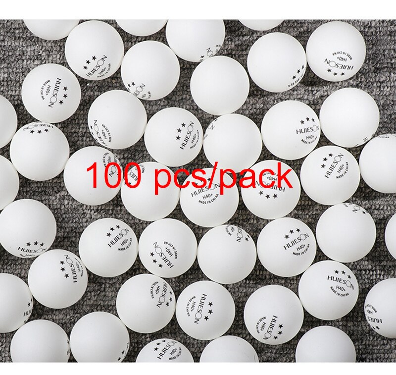 50/100pcs 3-Star Ping pong Ball H40+ ABS 2.8g Table Tennis Balls White Orange Amateur Advanced Training Competition: white 100pcs