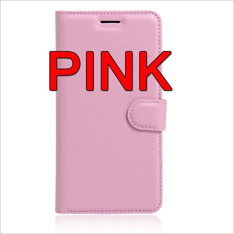 Bogstil pu læder taske cover til xiaomi redmi 9c flip tegnebog telefon tasker tilfælde med stativ til redmi 9c nfc: Lyserød