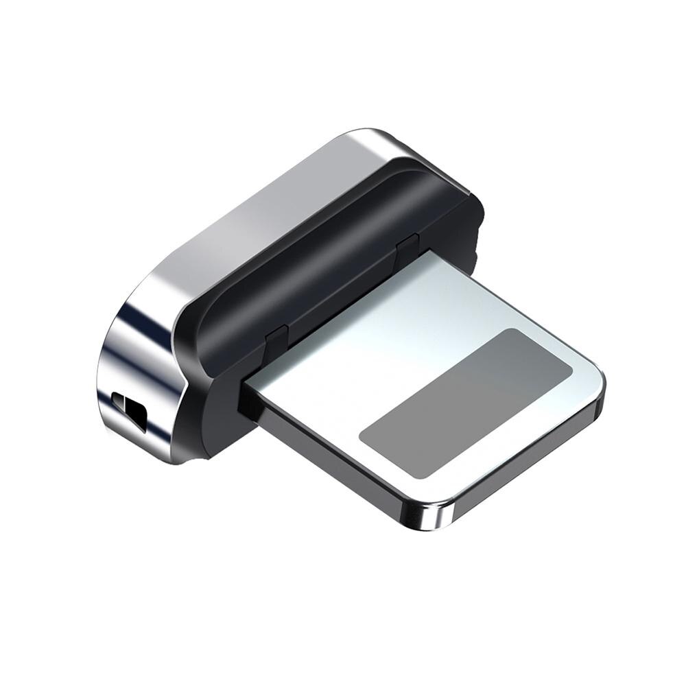 1/3/10Pcs Ronde Magnetische Kabel Plug Type C Micro Usb C 8 Pin Stekkers Snelle Opladen adapter Telefoon Microusb Type-C Magneet Plug: 1Pcs IOS Plug
