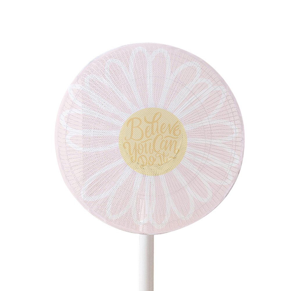 Electric Fan Cover Anti-pinch Hand Child Protection Net Dust Cover All-inclusive Safety Protection Net Cover Child Baby: daisy