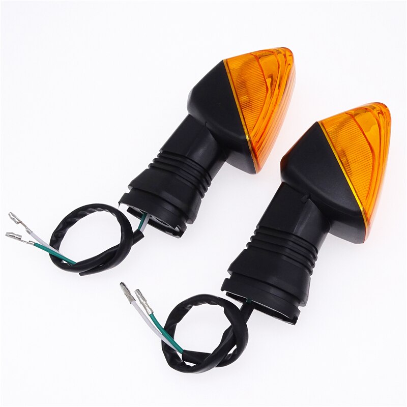 Luces intermitentes delanteras y traseras para motocicleta, luces indicadoras de advertencia para Kawasaki Z750, Z750S, Z1000, NINJA ZX-6R, 2 ZX-6RR.: Amber