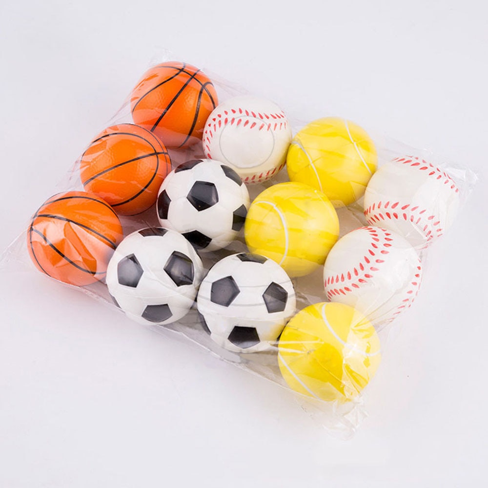 Hånd basketball baseball fodbold tennis træning blød elastisk squuze stressaflastning bold barn lille bold legetøj voksen massage legetøj