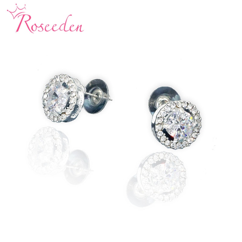 Meghan Markle Wedding earrings Jewelry CZ Rhinestone For Women round Earrings RE3183