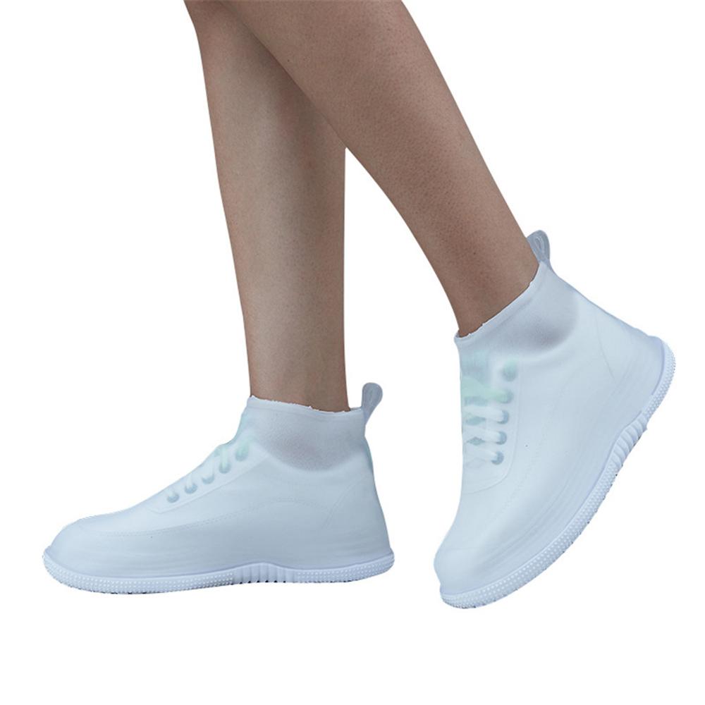 Siliconen Herbruikbare Regen Overschoenen Korte Buis Transparant Antislip Slijtvaste Waterdichte Schoen Covers
