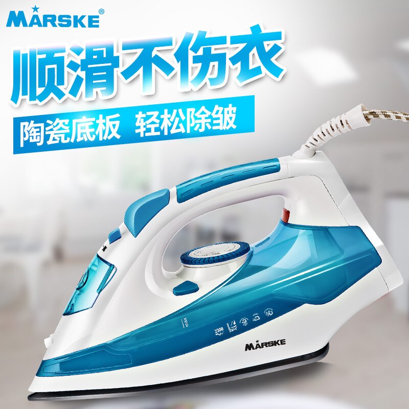 Steam irons Home hand held 3 speed thermostat ceramic base plate high power 2400W electric iron