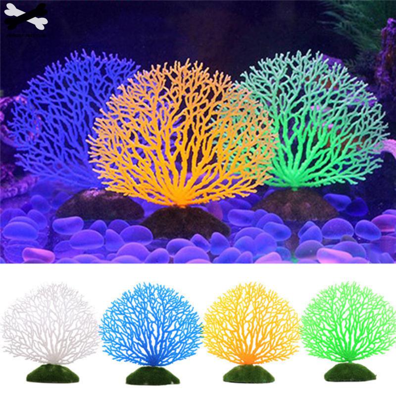Aquariumdecoratie siliconen kunstmatig koraal aquarium zee kunstmatige plantendecoratie decoratief landschap aquarium accessoires