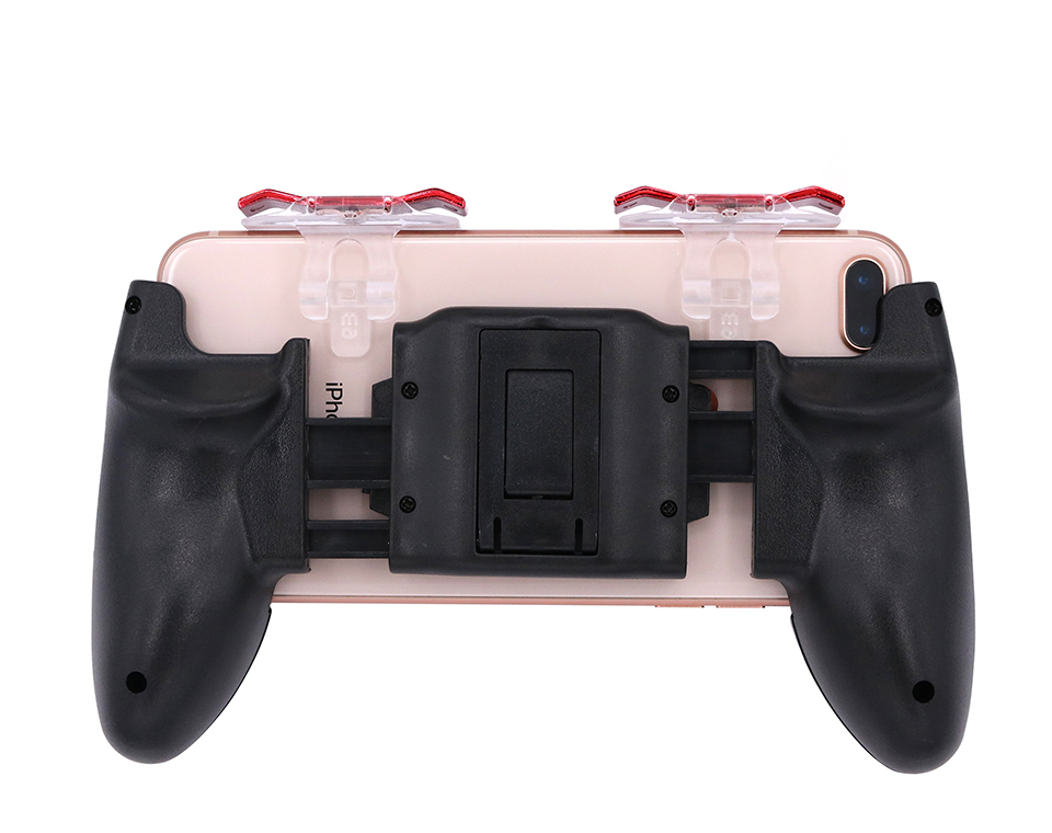 HEYNOW spiel controller Griff halter gamepad Für iphone L1/R1 Shooter Trigger Feuer Taste Ziel Schlüssel Schießen für PUBG messer Heraus