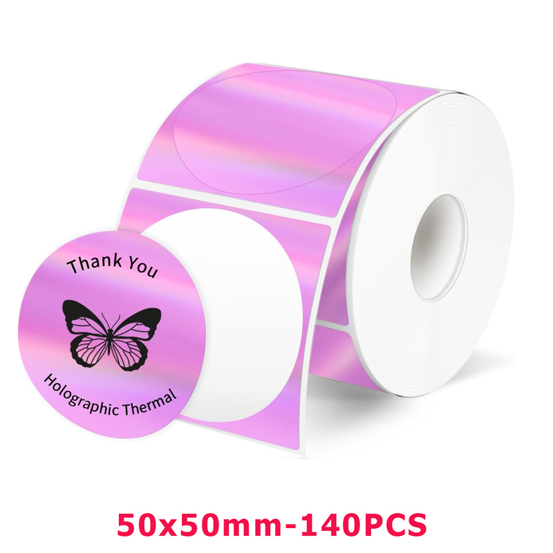 M110 Color Transparent Thermal Adhesive Label Roll,suit for phomemo M110/M200/M120/M220 E210 P50 DETONG P1