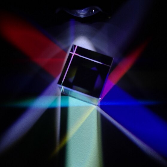 10*12.7Mm Optische Prisma Rechthoek Kubus Prisma Hoge Energie Standaard Rechthoek Kubus Beam Splitter Prisma Kleur Combinatie Prism