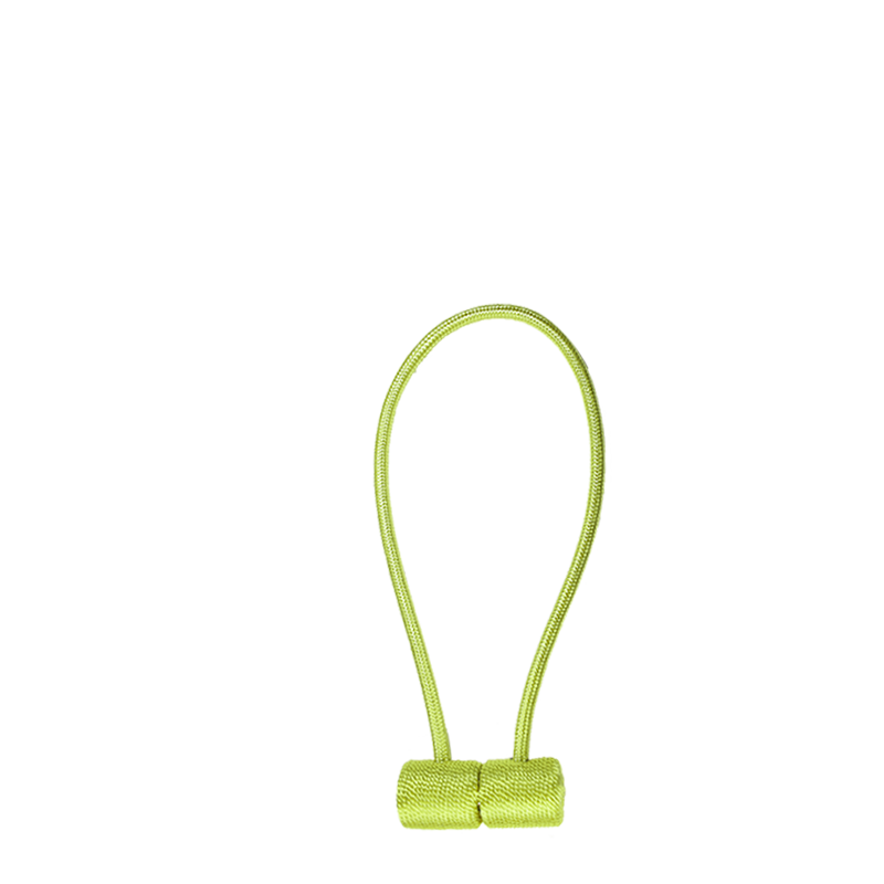 Support de rideau magnétique moderne à cordon tissé, 1 pièce, accessoire pour rideau décoratif pratique: green