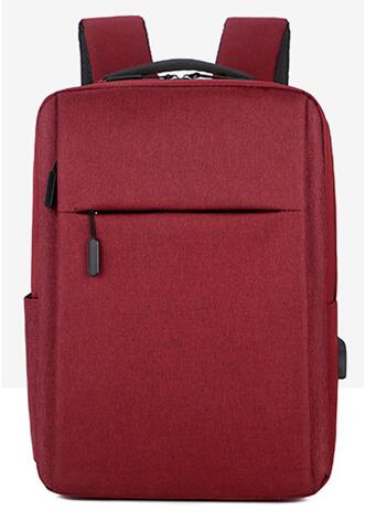 UOSC plecak z ładowarką usb z zabezpieczeniem przeciw kradzieży mężczyźni plecaki 2019 torba podróżna dla 16 cal futerał na laptopa plecaki mężczyzna tornister Mochila: WineRed
