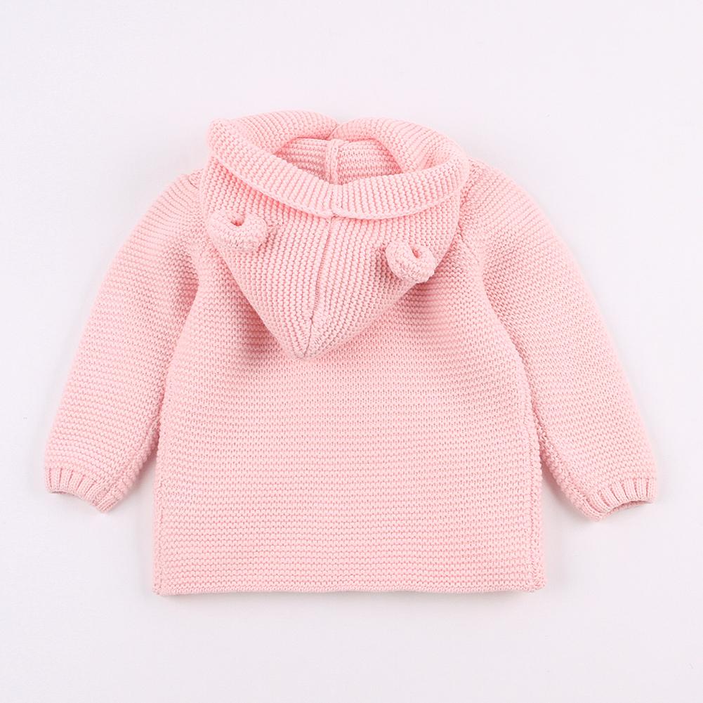 Bébé pull à capuche hiver mignon manteau hauts d'extérieur pour enfants bébé filles garçons w/poches