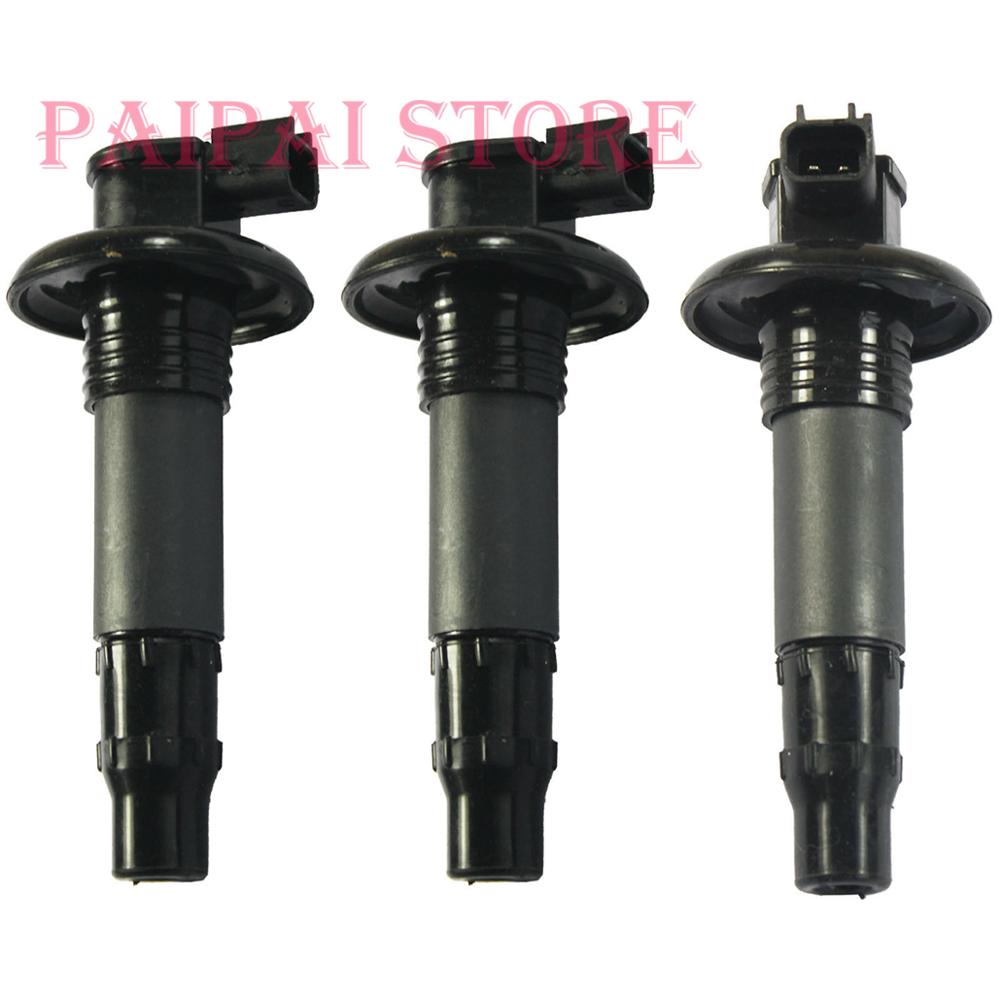 3 Pcs Ignition Coil Stick For SeaDoo 130 155 185 215 255 260 GTX RXT RXP GTS GTR Wake 4TEC 420664020