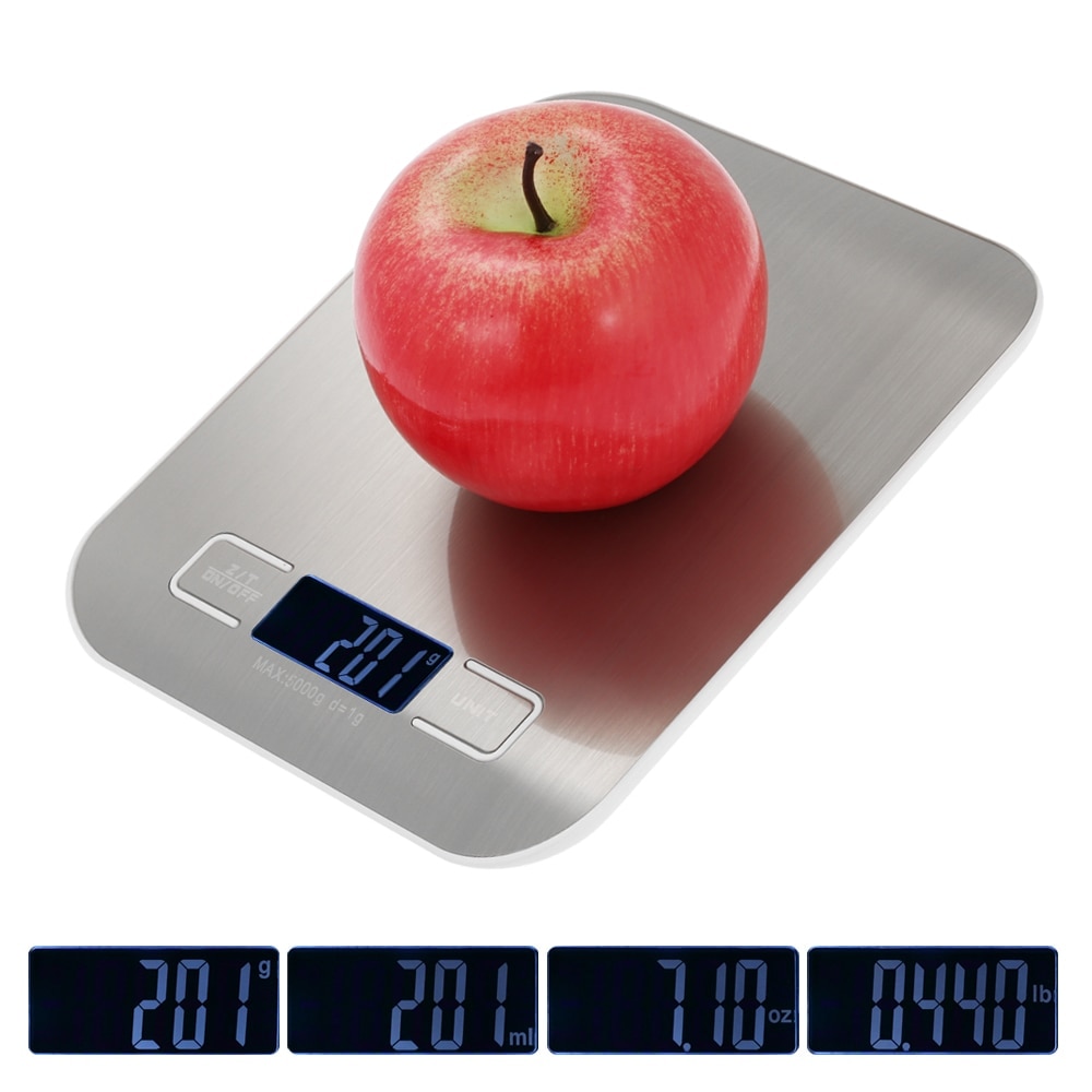 5kg/10kg Digital Scale Accurate Weighing Measure Tool Stainless Steel Scale Electronic Platform Scale Food Kitchen Scale