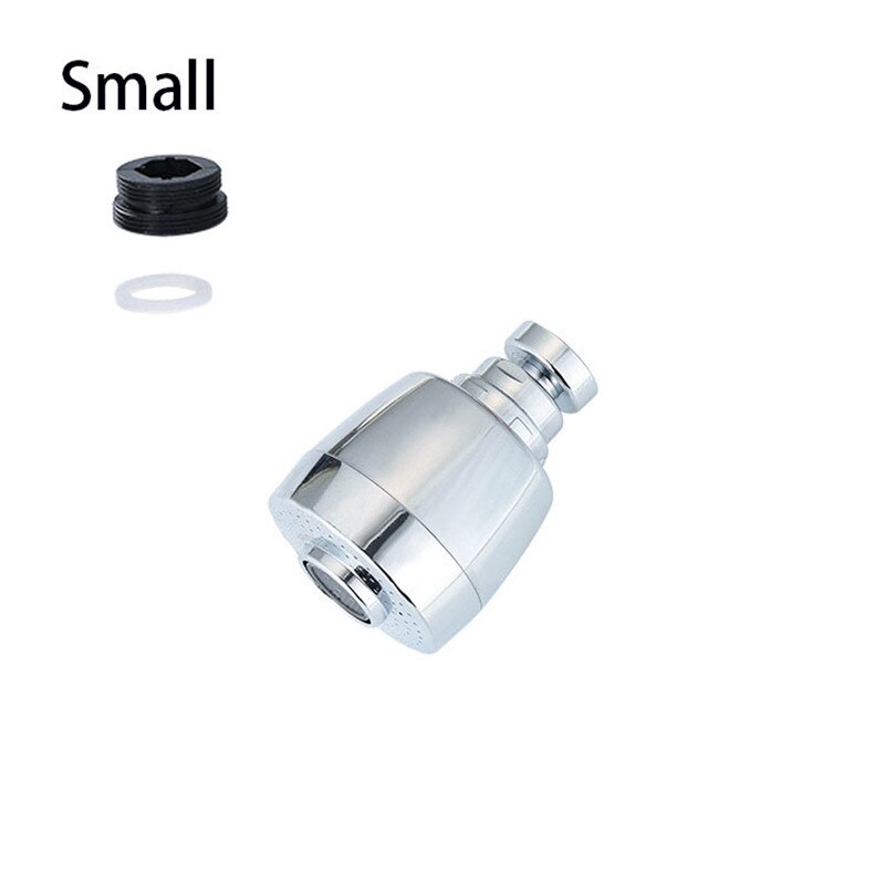 Water saver Rotating Faucet Extender Bubbler Splash-proof Headband Pressure Reducing Water Spout Water Saver Bathroom Kitchen: Small