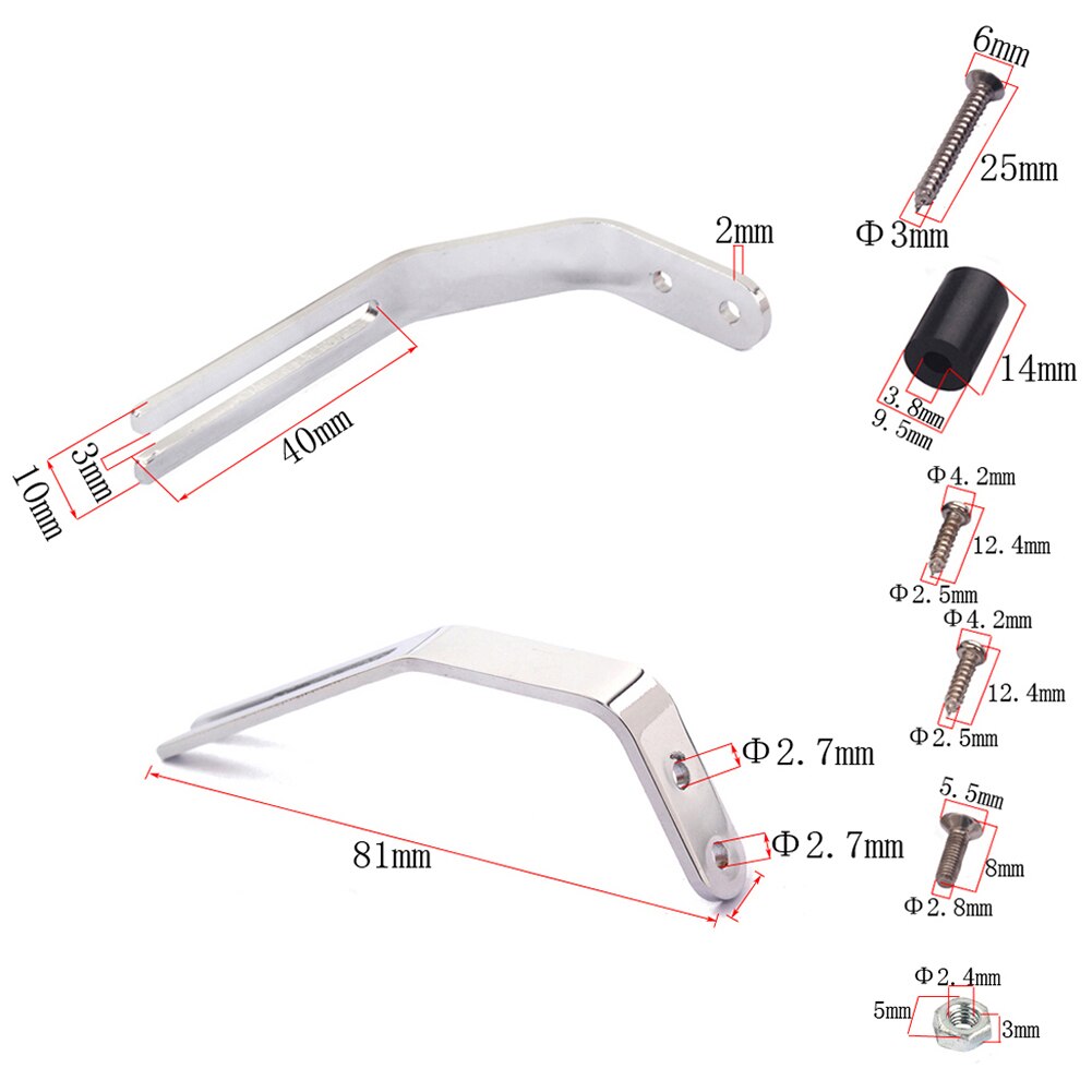 Anti-Scratch Pickguard Metal Mount Bracket for Gibson Les Paul Electric Guitar Anti-Scratch Pickguard Metal Mount Bracket Anti-S