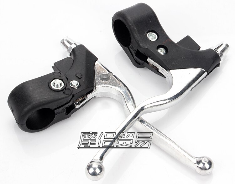 Mini motorcycle modified parts left and right brake lever wire brake handle for 47-49CC two-stroke mini car, small off-road