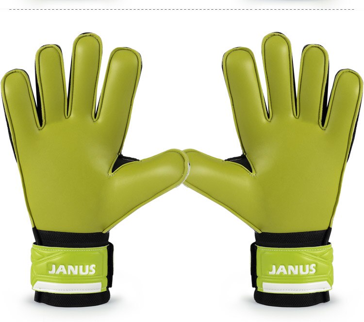 JA919 Fußball Fußball Torwarthandschuhe Professionelle Finger Sparen Schutz Goalie Keeper GK Handschuhe 3mm Latex Flache Schneiden Palm