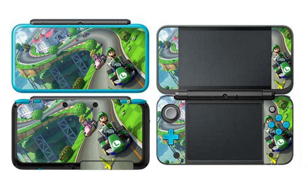 SUPER MARI0 Protector de vinilo de piel para Nintendo 2DS XL LL pegatinas de pieles: 402