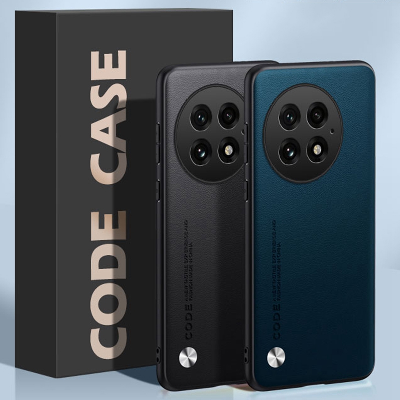 Luxe PU Lederen Case Voor OnePlus 13 5G Achterkant Matte Siliconen Schokbestendige Bescherming Telefoon Case Voor Een Plus 13 OnePlus13