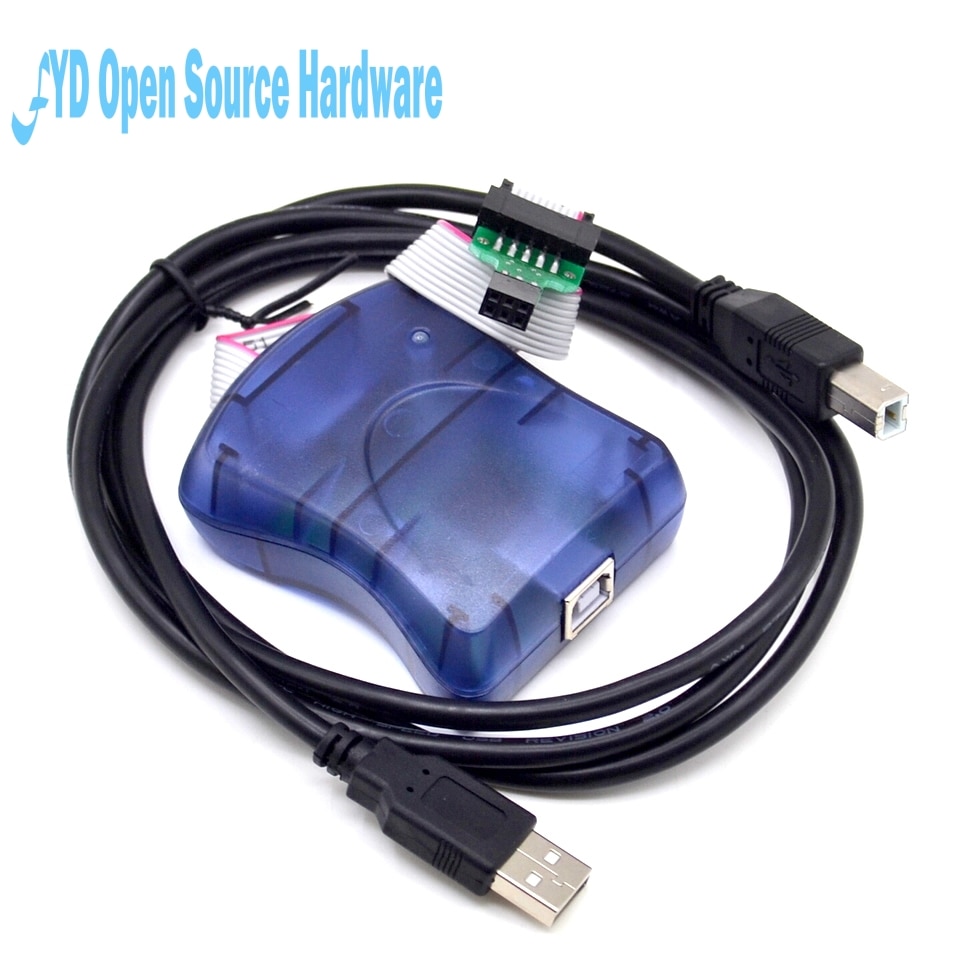 1set AT AVRISP mkII AVR ISP mk2 USB AVRISP XPII In-System Programmer Supports AVR Studio 4&5&6&7