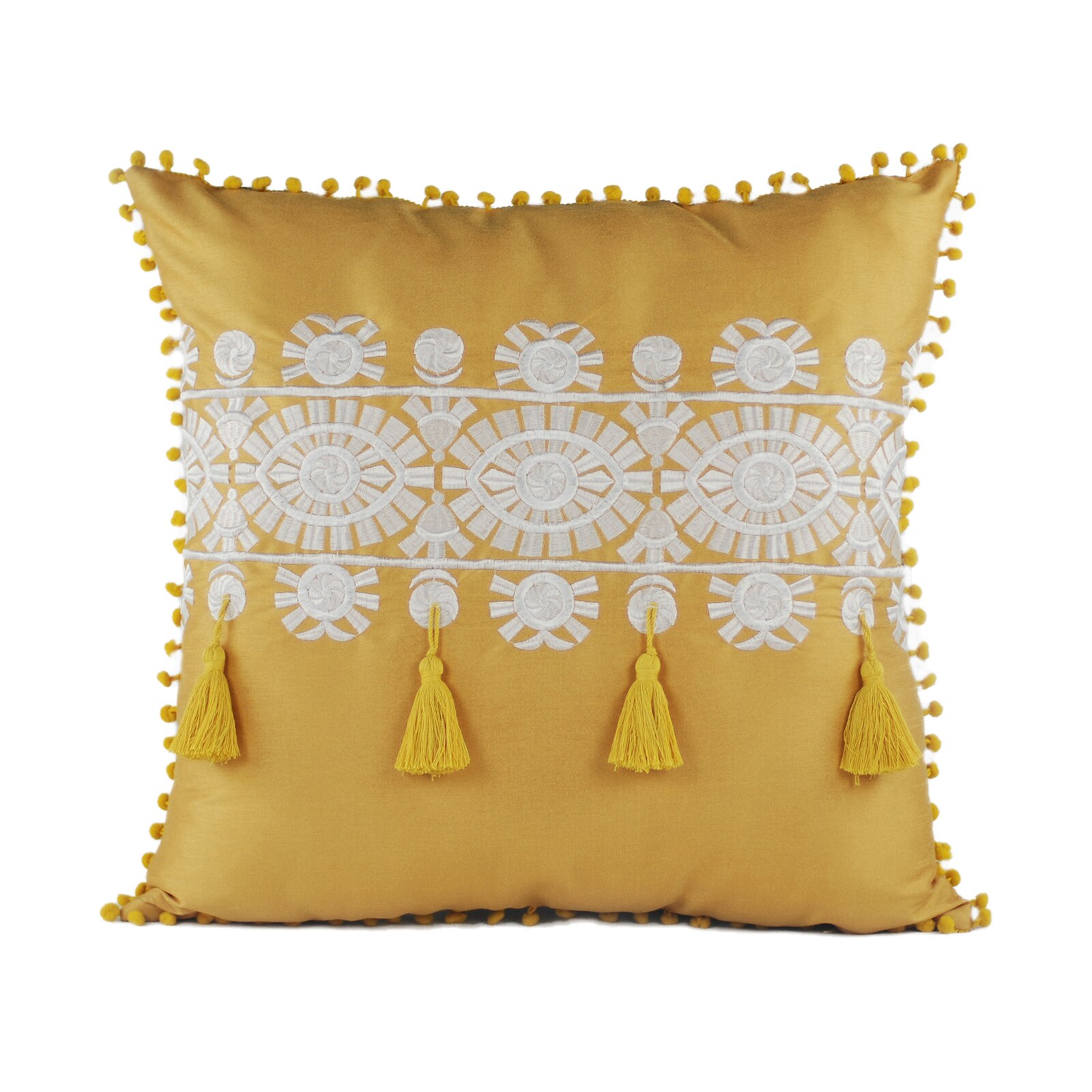 2020 Rams Ricamato Decorativo Geometrico Cuscino Cuscino Complementi Arredo Casa Ricamo