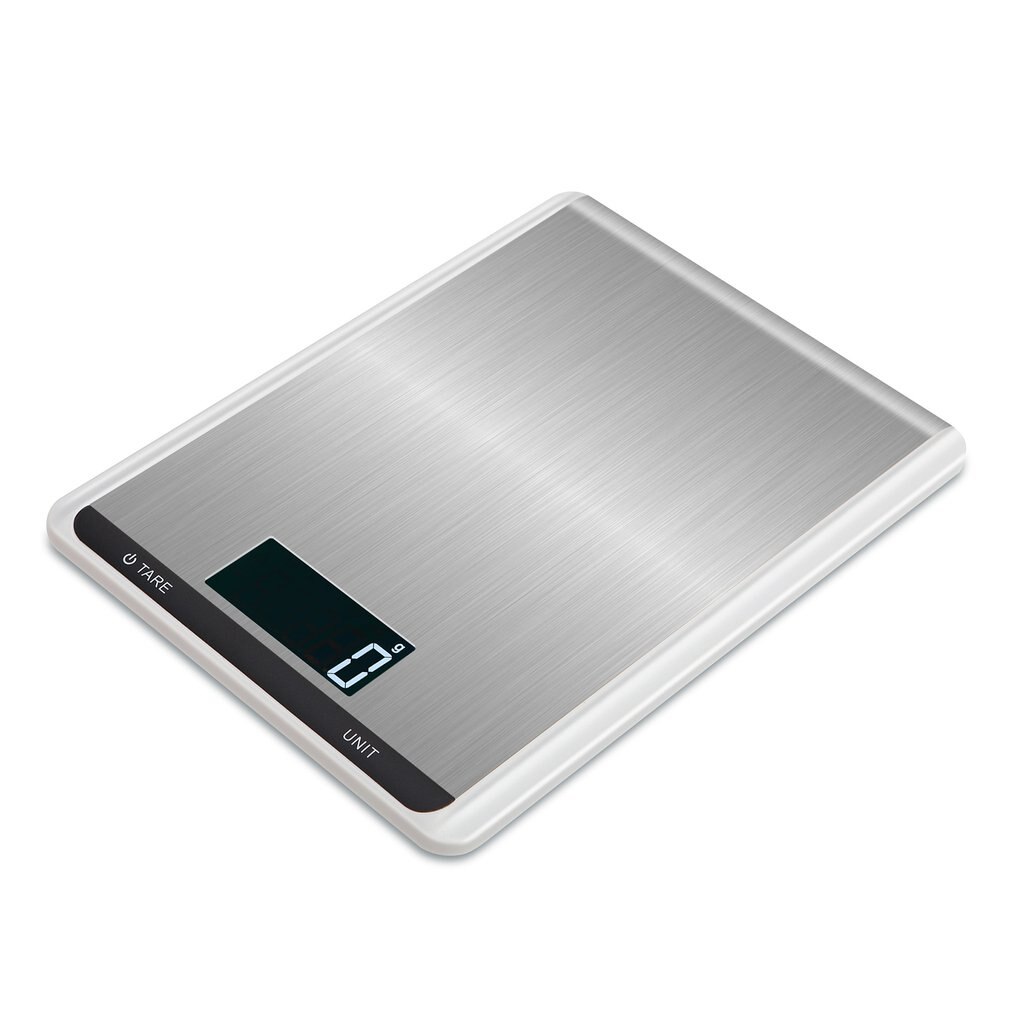 Digital Kitchen Food Scale 10kg/1g Precision Food Scale LCD Display Tempered Glass Surface Touch Screen