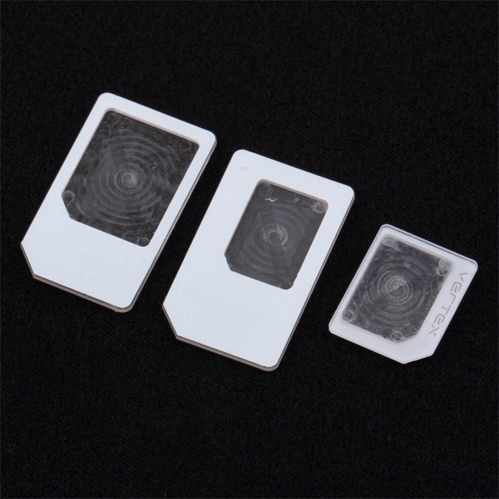 3 pcs For nano SIM for Micro Standard Card Adapter Tray Holder Adapters For iPhone 5 Free /