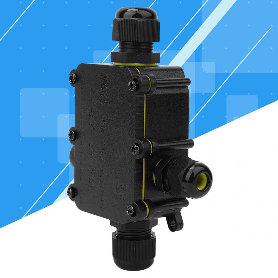 Plastic Cover DIY Project Instrument Case Electrical Enclosure M686 IP68 Outdoor 4m Underwater Wiring Junction Box